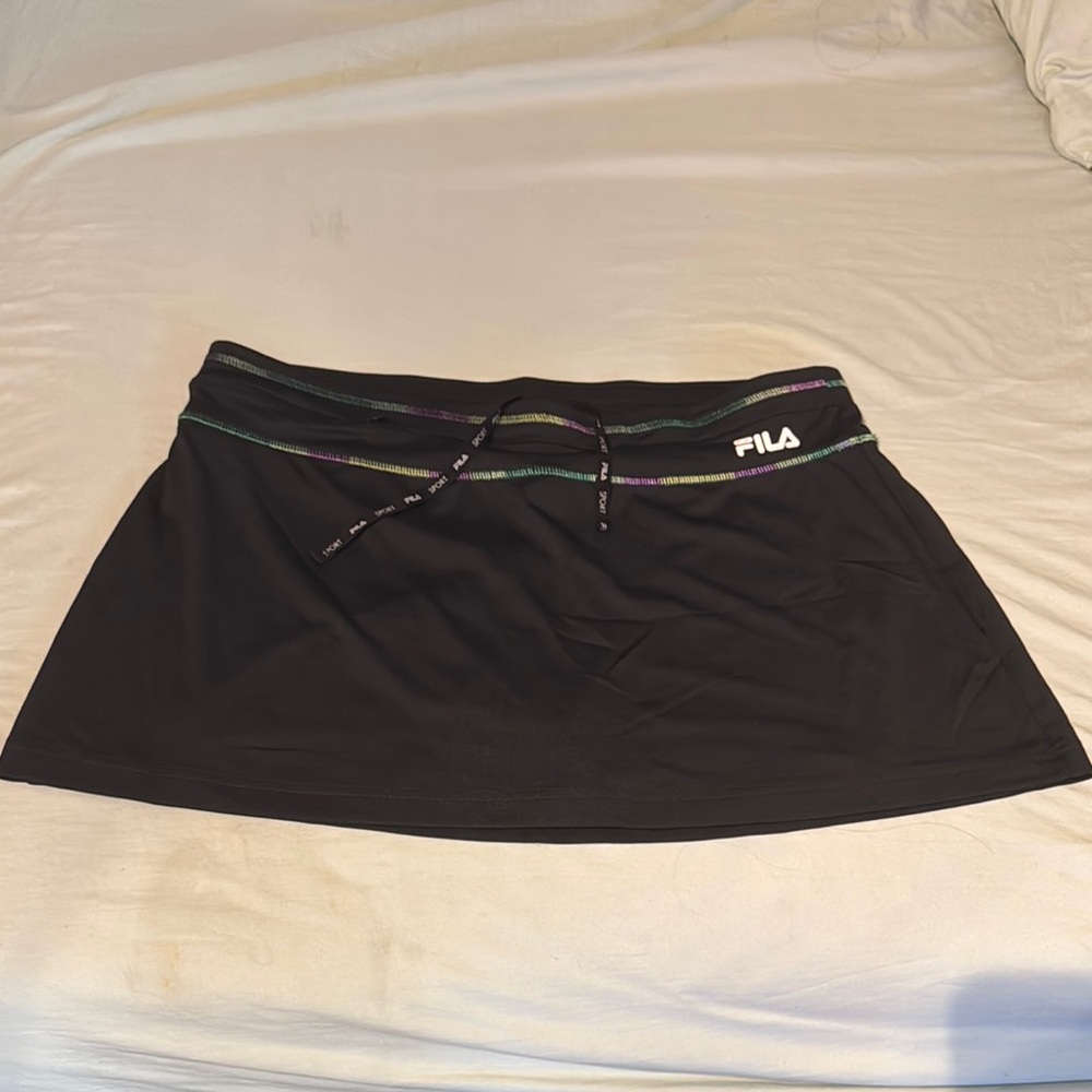 Fila Black Mini Skirt for Athletic Occasions